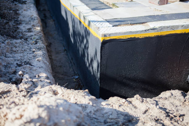Residential Basement Waterproofing installation at a Clearwater, MN home by SJ Waterproofing Pros